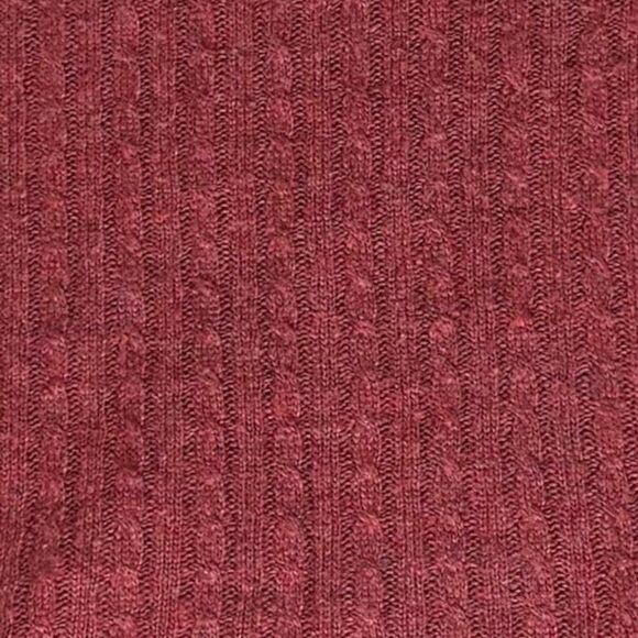 OONA New England Slow Fashion USA Handknit Turtleneck Sweater M Ribbed Acrylic - Picture 3 of 5